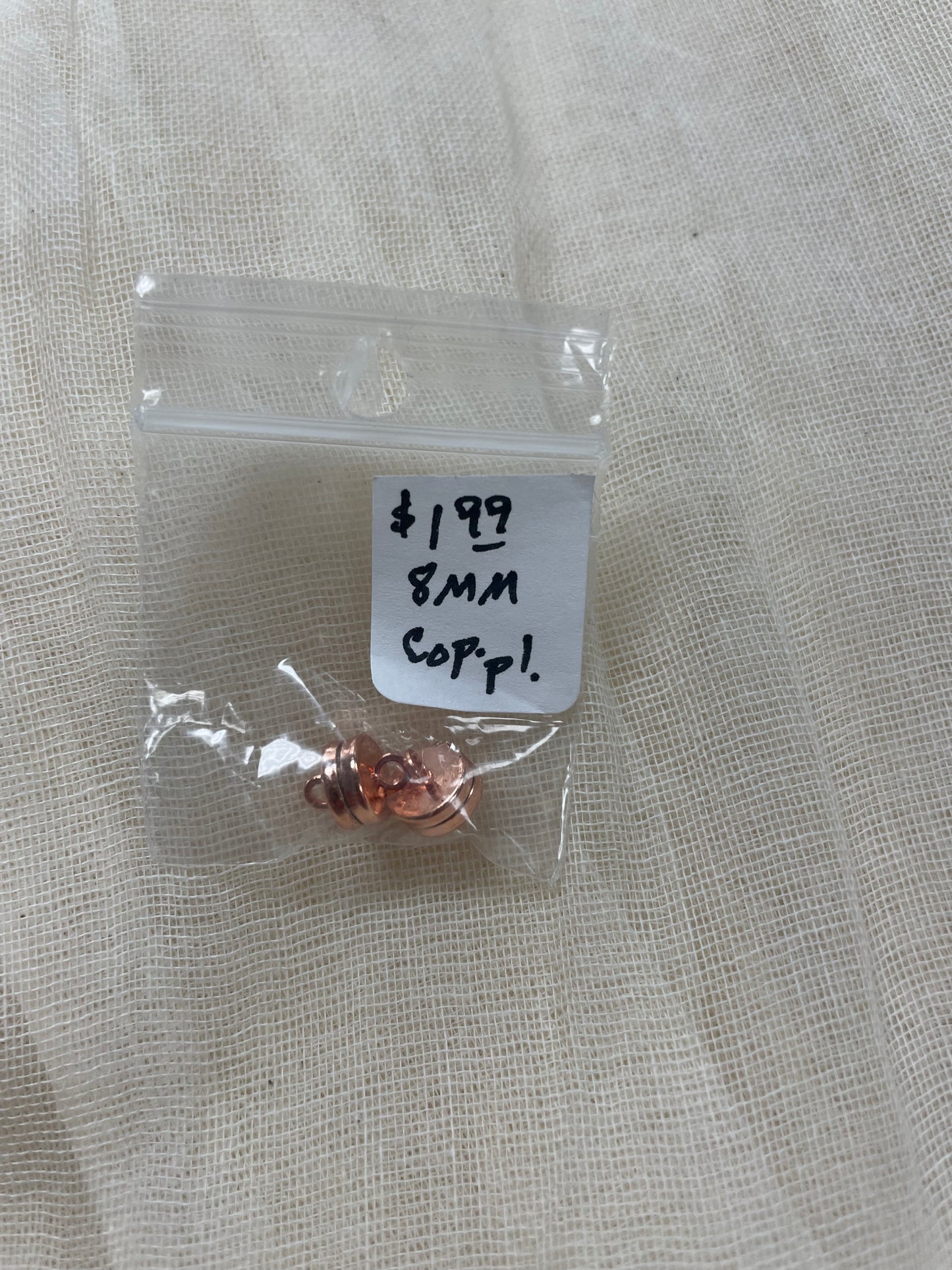 Copper Plate Magnetic Clasps