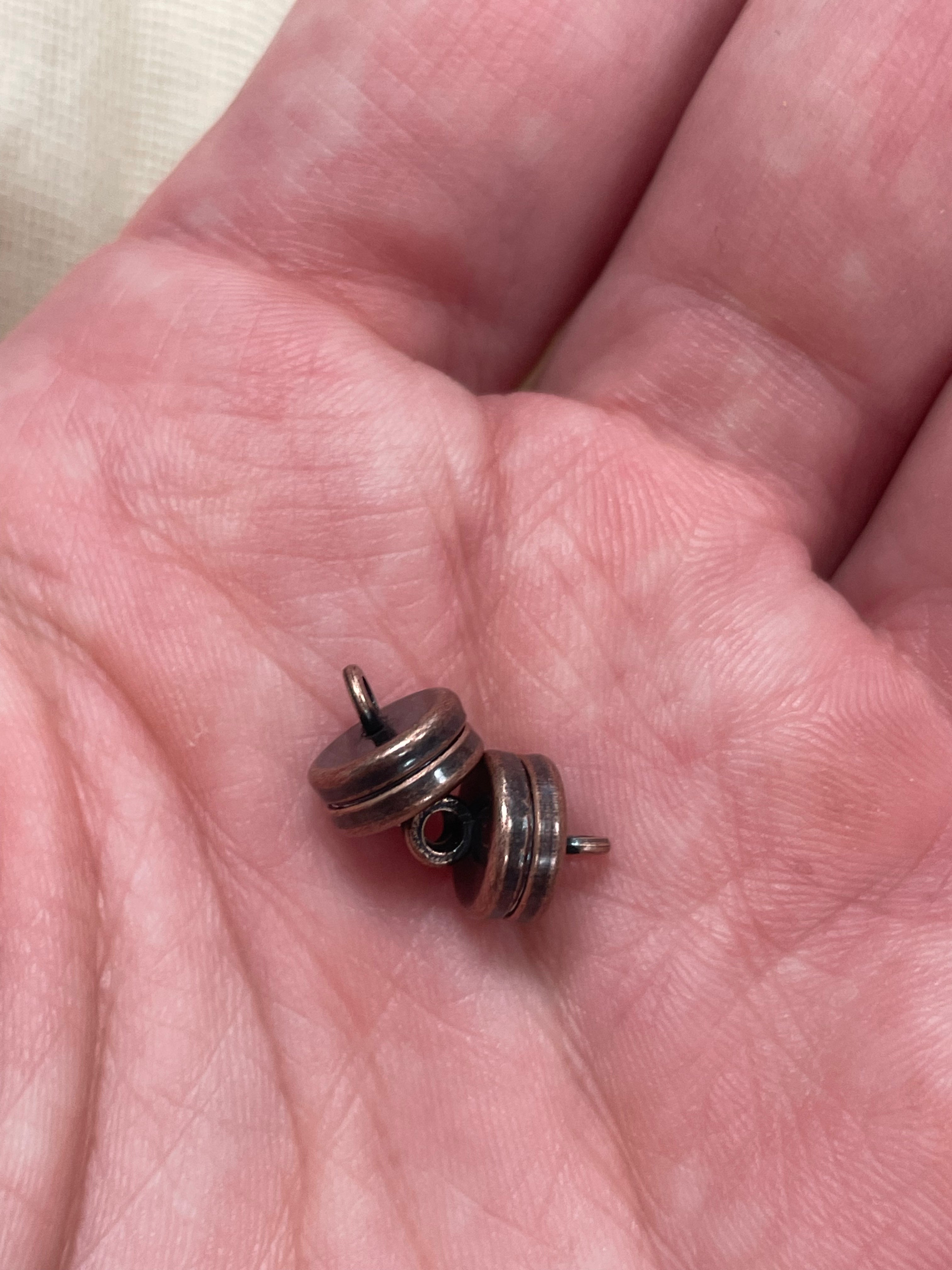 Magnetic Clasps Antique Copper Plate