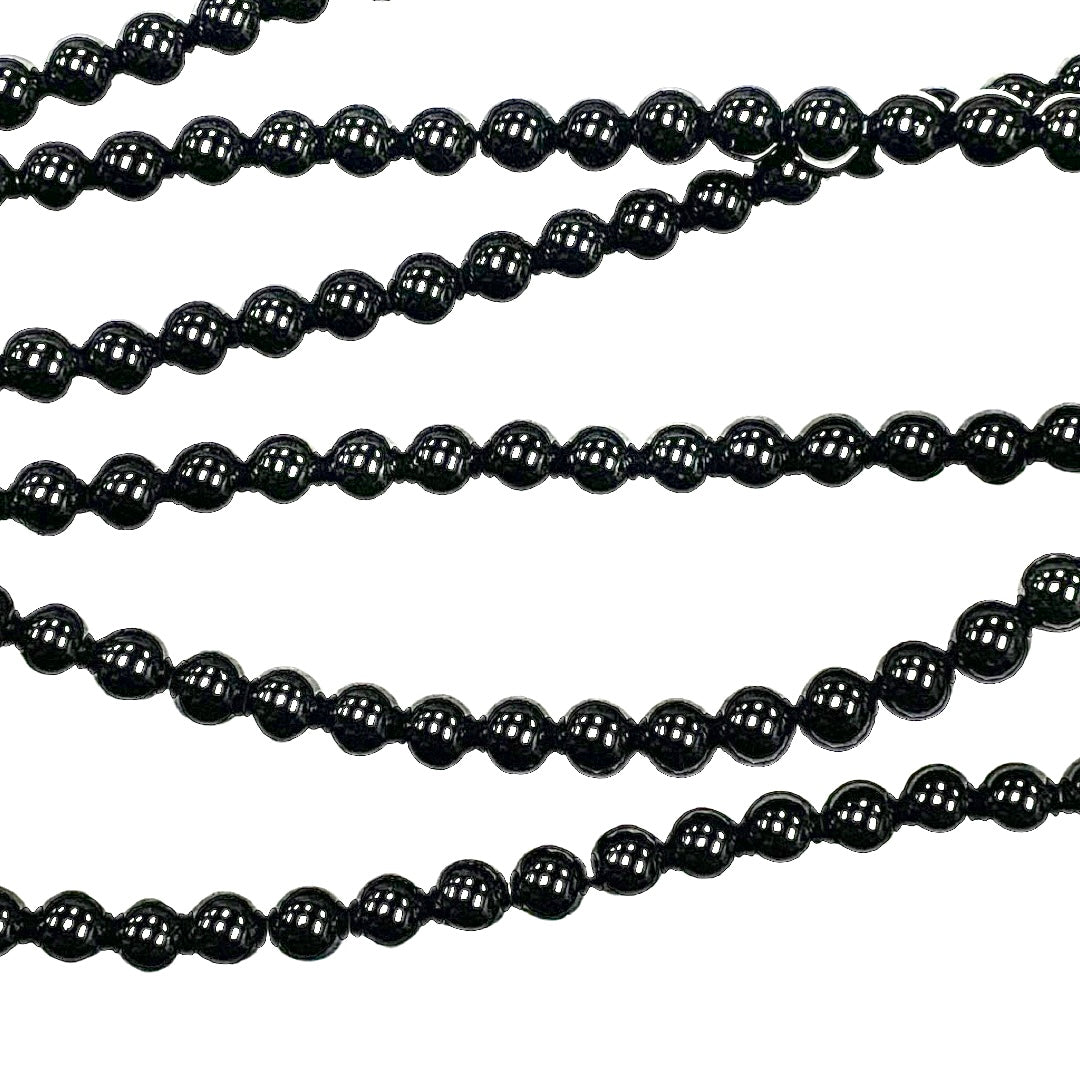 Black Onyx Beads 3mm Round