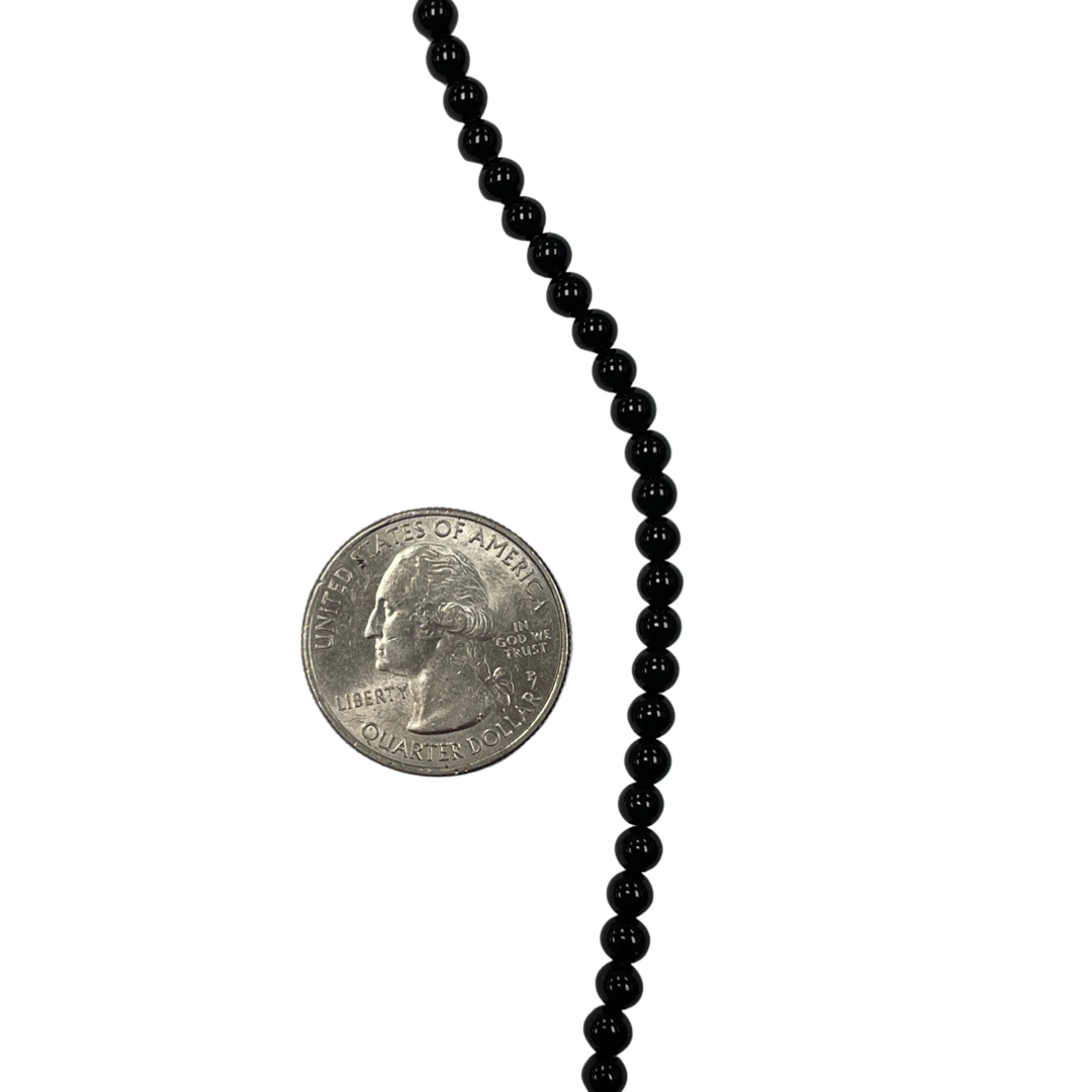 Black Onyx Beads 3mm Round