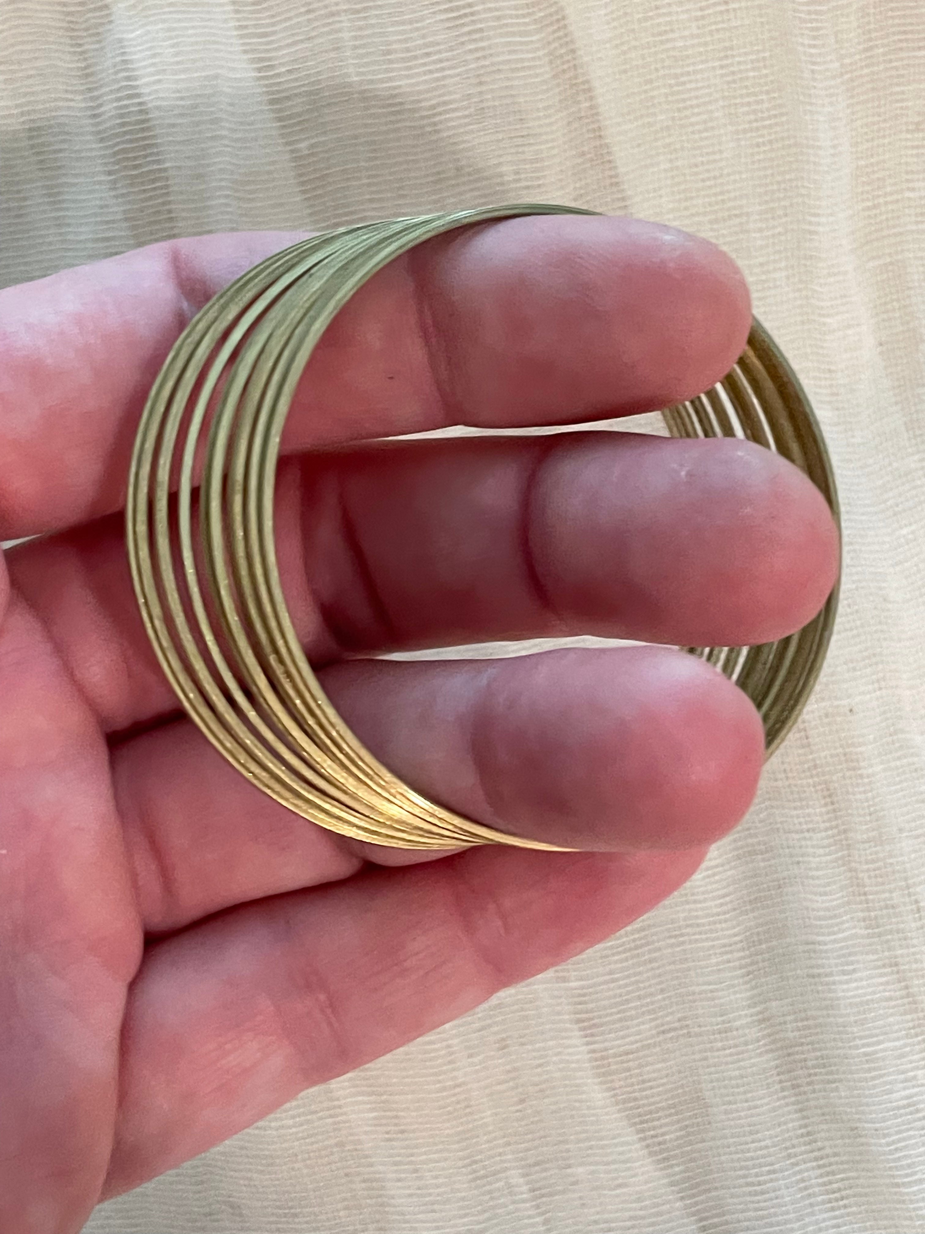 Solid Brass Soldered rings, 2 sizes