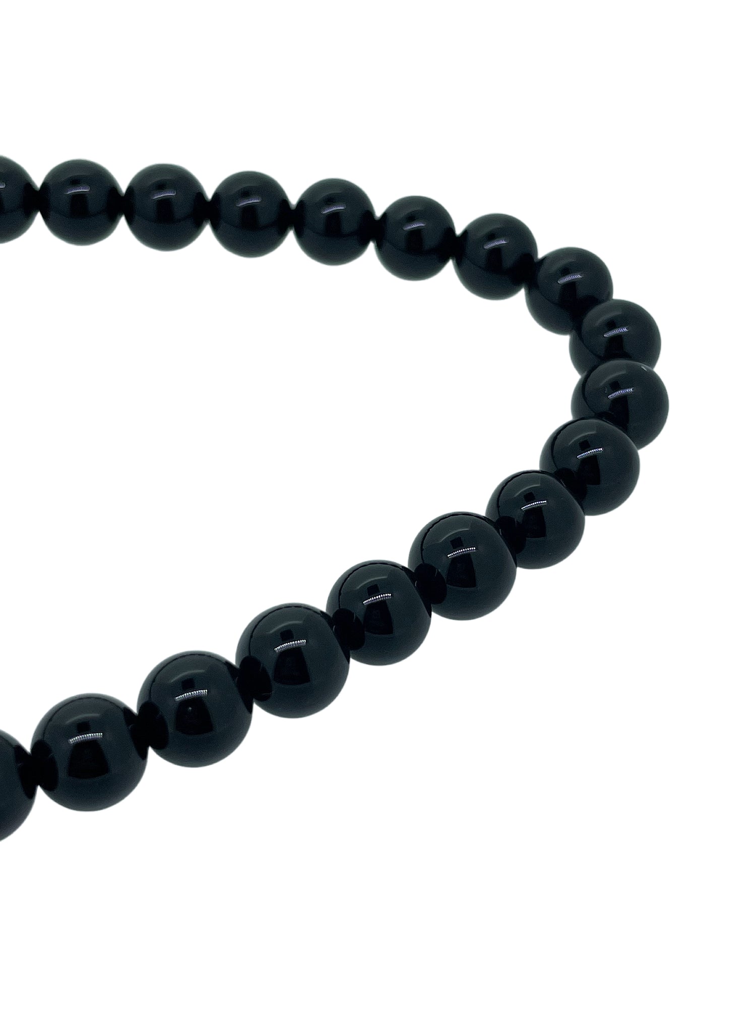 Black Onyx Beads 8mm Round