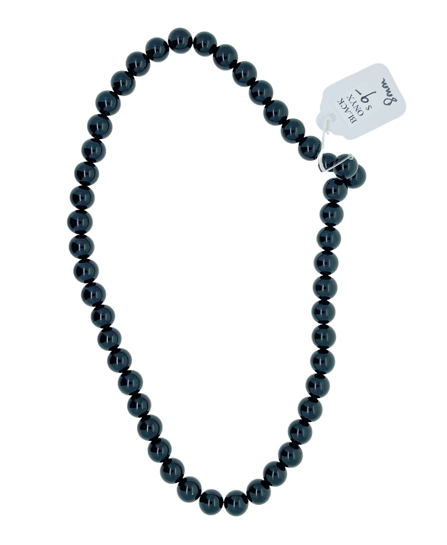 Black Onyx Beads 8mm Round
