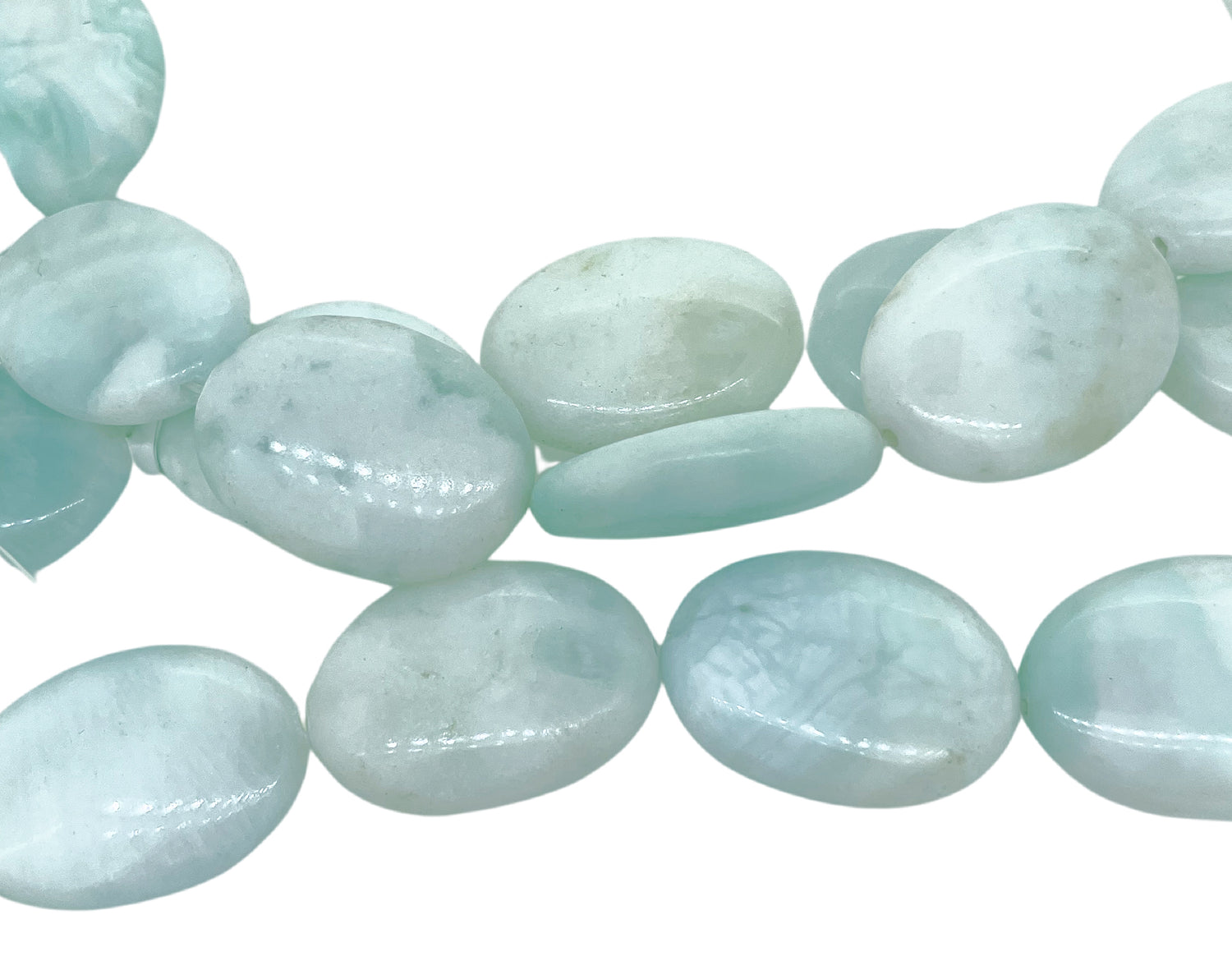 Hemimorphite Oval 30x22mm Beads