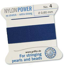 Griffin Nylon Power Cord Dark Blue