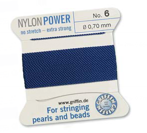 Griffin Nylon Power Cord Dark Blue