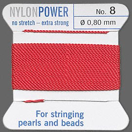Griffin Nylon Power Cord Red