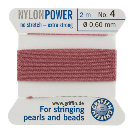 Griffin Nylon Power Cord Dark Pink