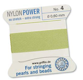 Griffin Nylon Power Cord Jade Green