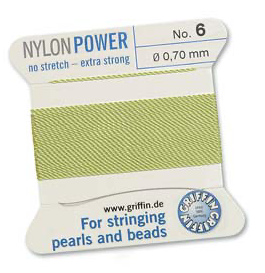 Griffin Nylon Power Cord Jade Green