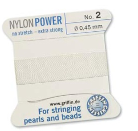 Griffin Nylon Power Cord White