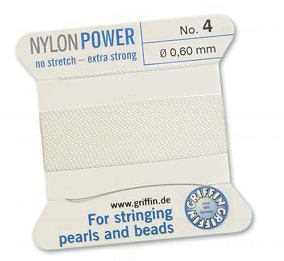 Griffin Nylon Power Cord White