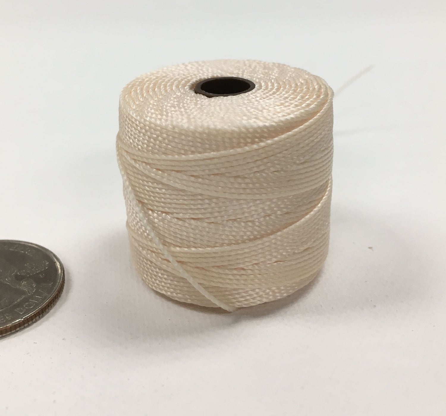 S-lon bead cord Vanilla TEX210 nylon