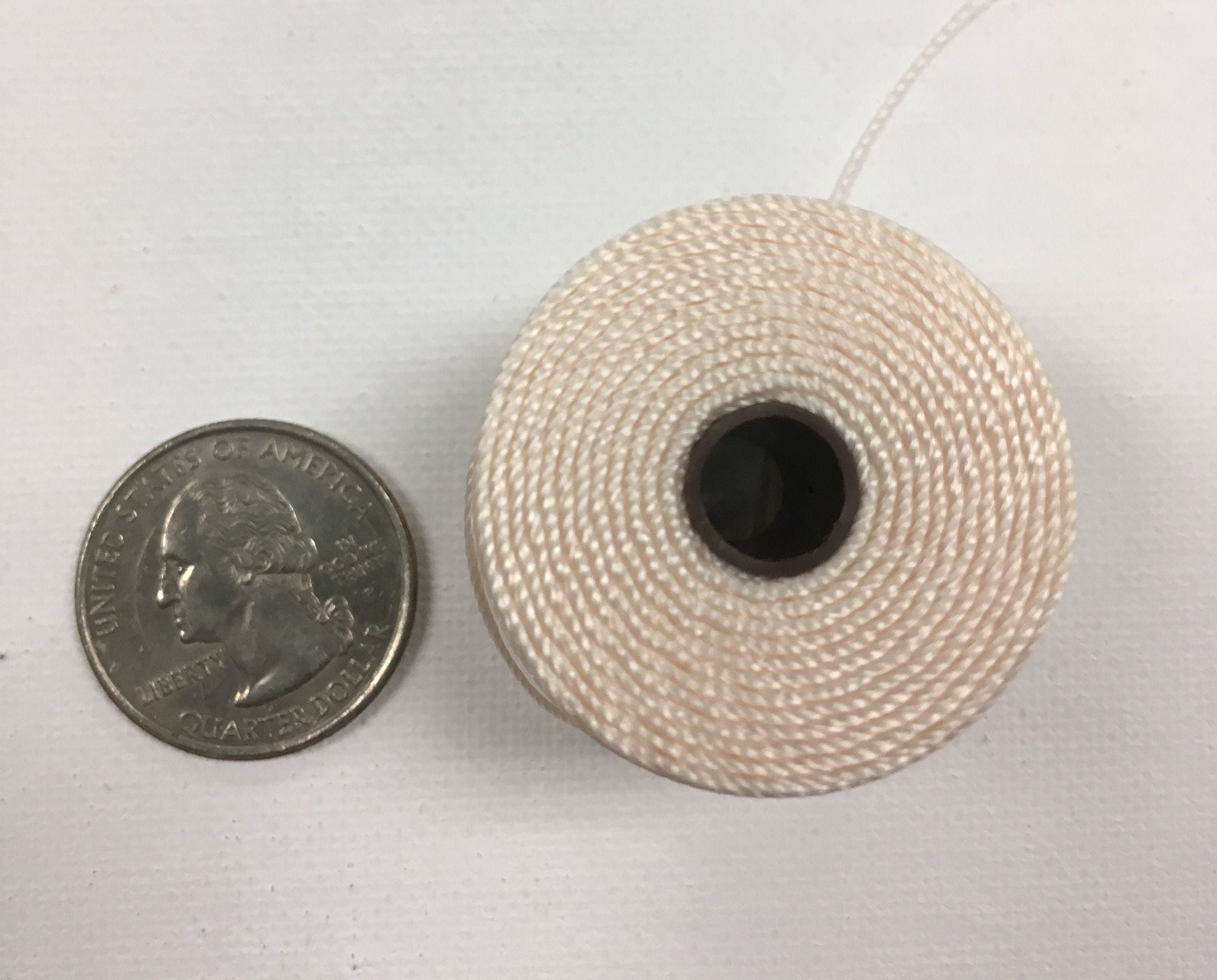 S-lon bead cord Vanilla TEX210 nylon