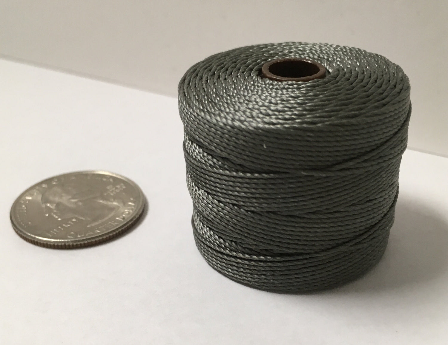 S-lon bead cord TEX210 nylon Gun Metal