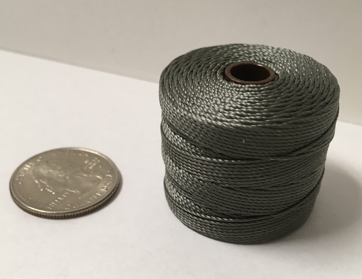 S-lon bead cord TEX210 nylon Gun Metal