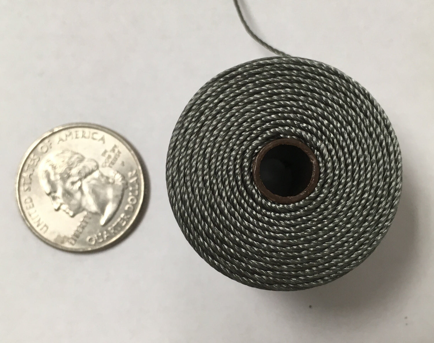 S-lon bead cord TEX210 nylon Gun Metal