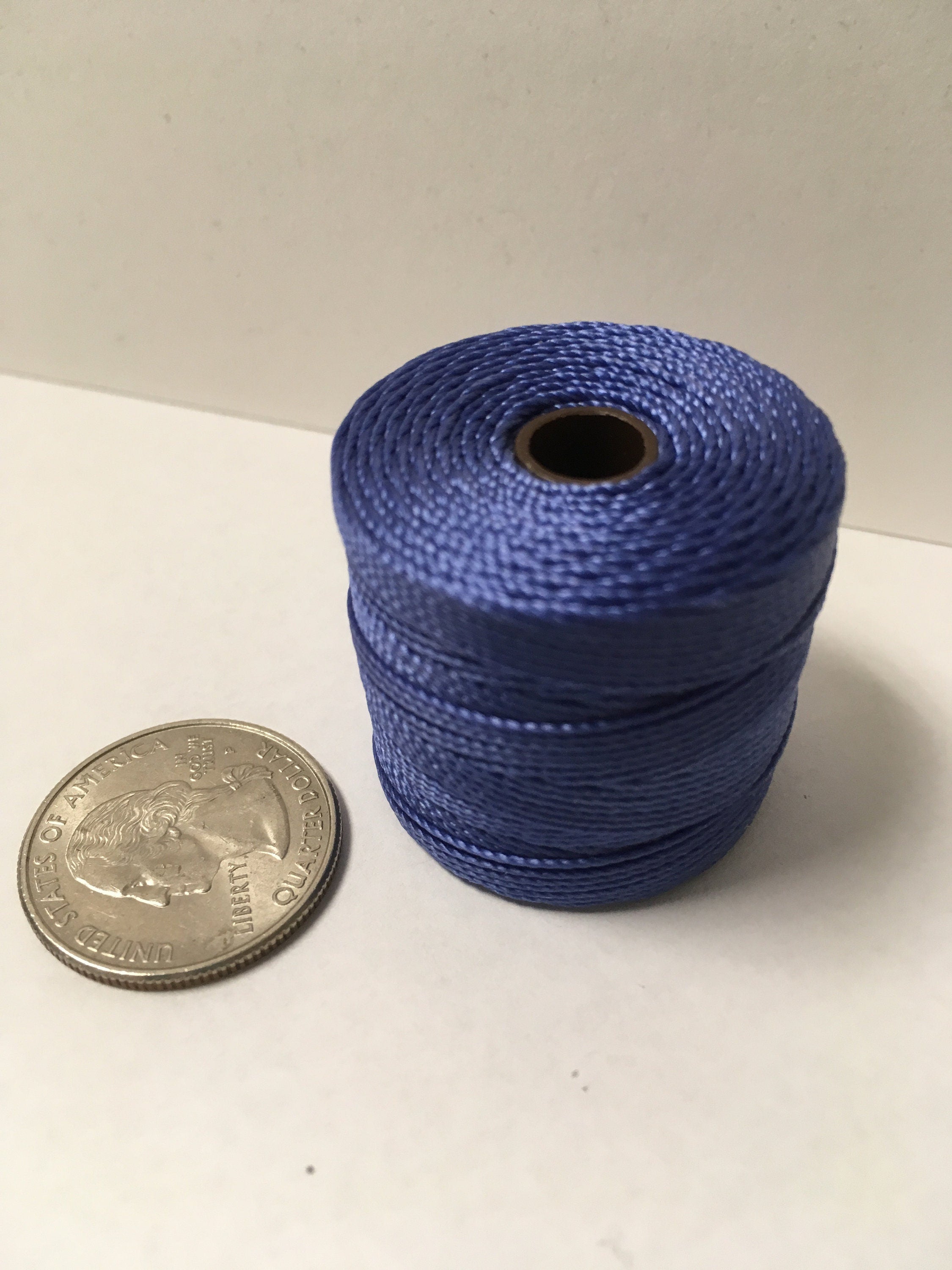 S-lon nylon cord Periwinkle; Tex 210; 3 ply; .5mm;