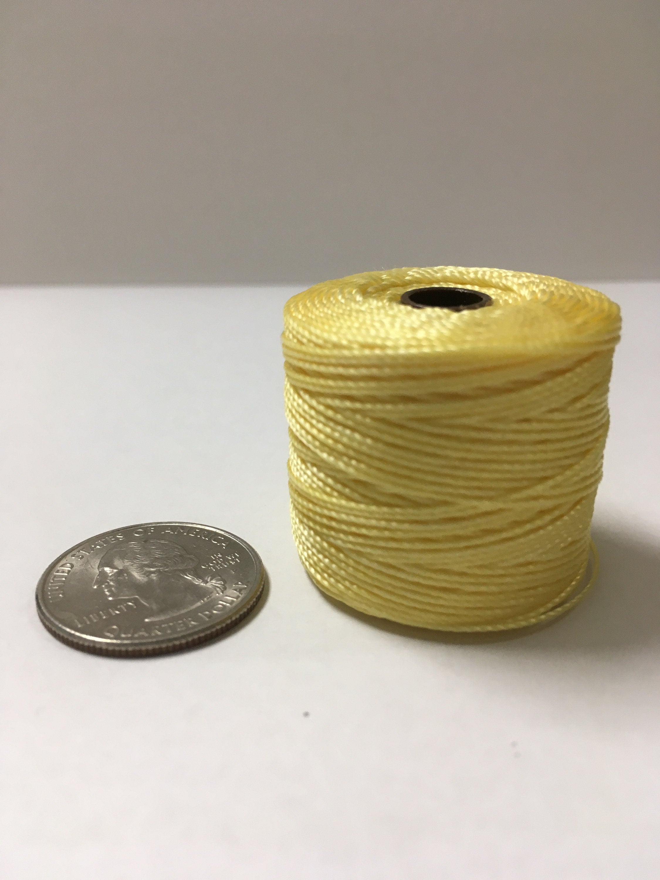 S-lon Sunlight bead cord TEX210 nylon (lemon)
