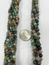 Fancy Jasper 4mm rounds, 15-16 inch strands