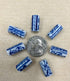 Porcelain Blue & White, 10mm Round bead; 16 beads per pkg,