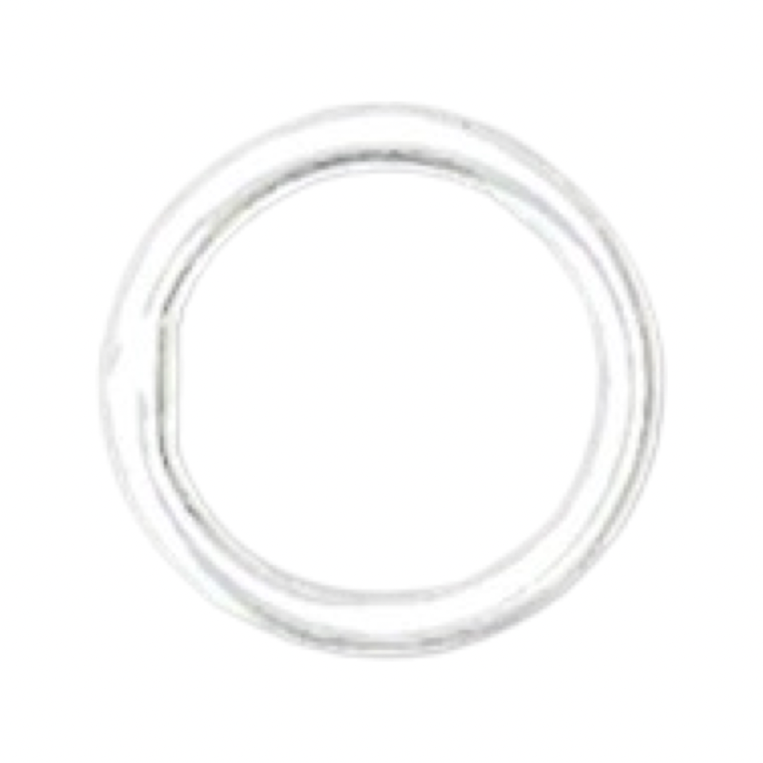 Jump Rings, Sterling Silver 5mm Closed  (22 Gauge)