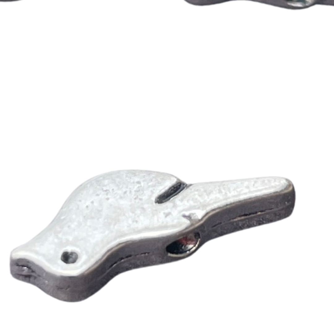 Pewter Bird Beads