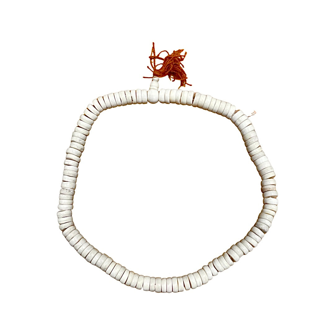 African Bone Beads Heishi Cut 5x12mm