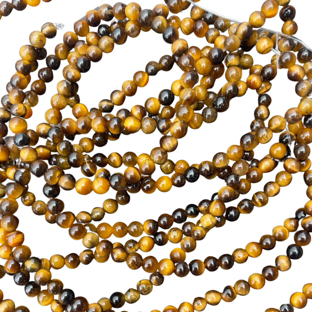 Tiger Eye Beads 4mm Round