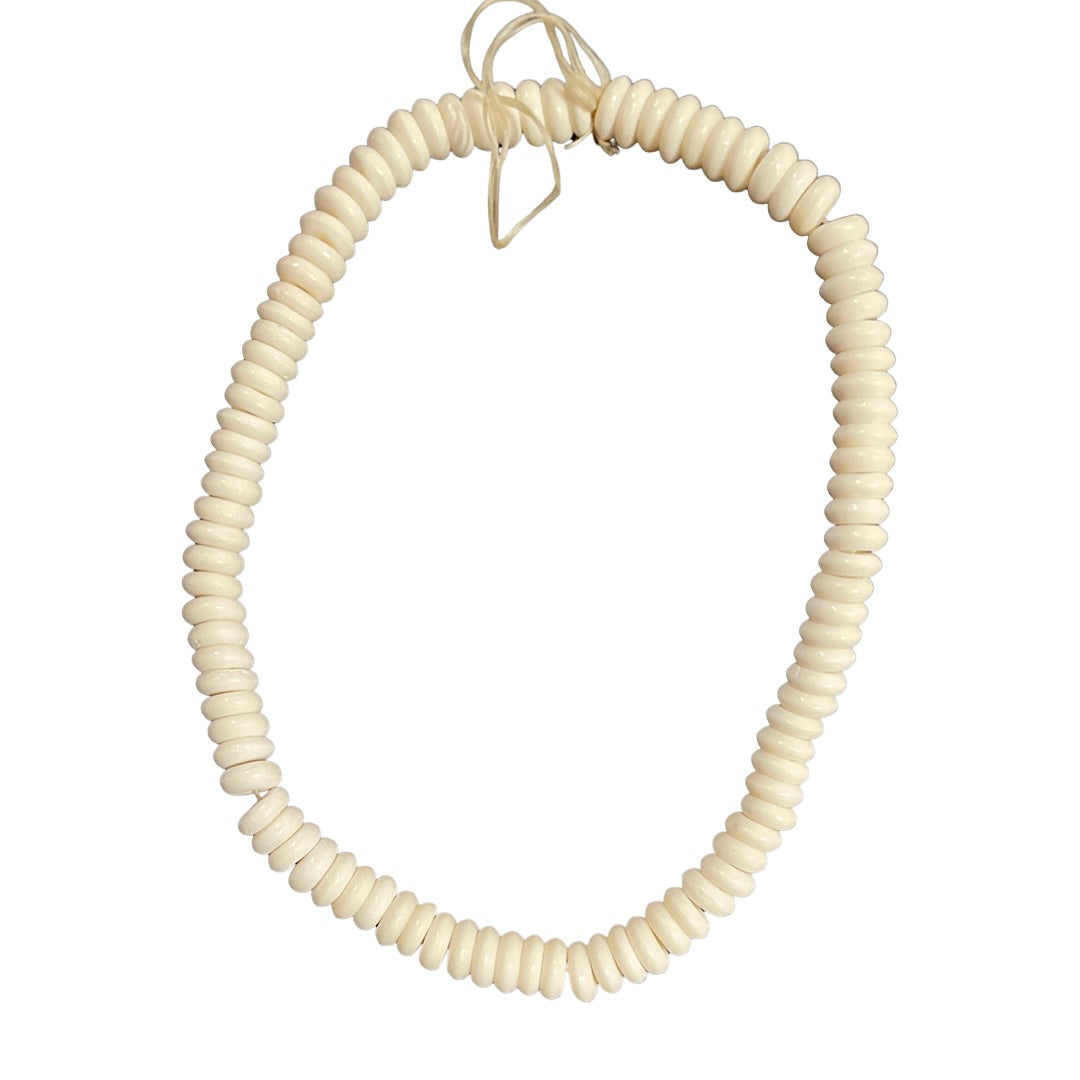 African Bone Beads Disk beads 10x5