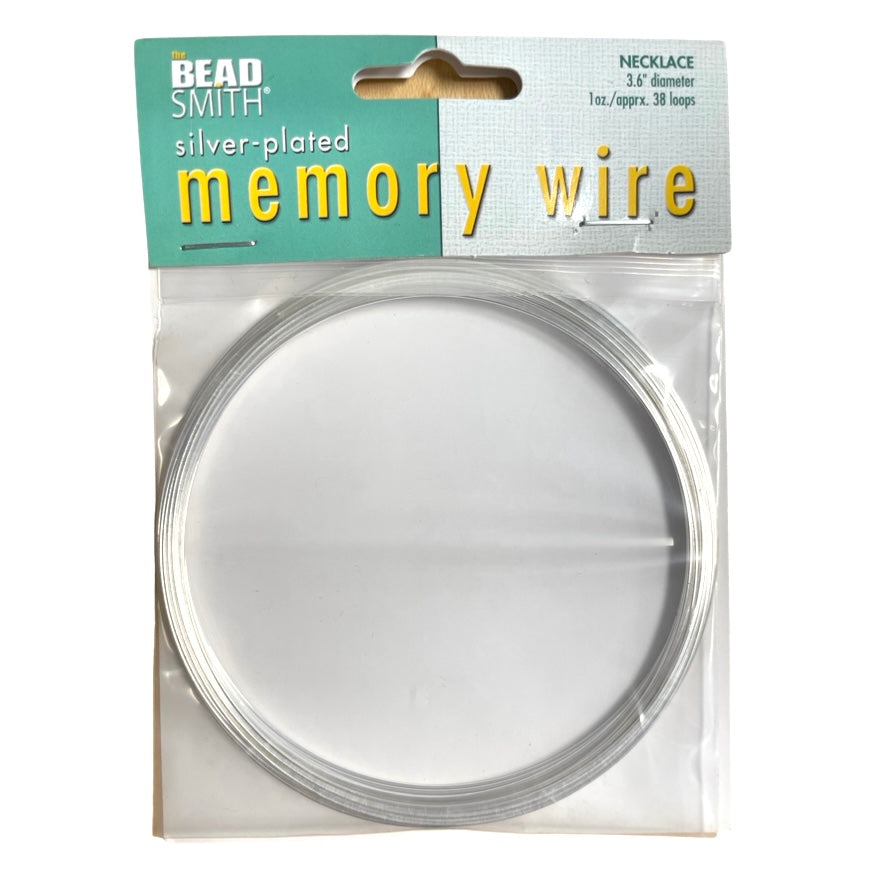 Silver-Plated Memory Wire (2.5" and 3.6" Sizes)