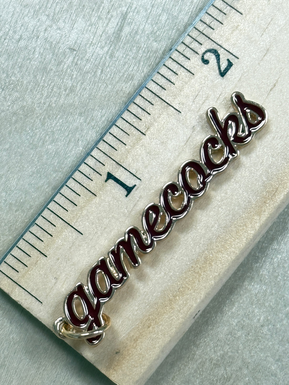 South Carolina Gamecocks
Enamel Script Charm