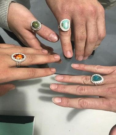 SILVERSMITHING  - RING AROUND THE CABOCHON - 2 NIGHT EVENT
