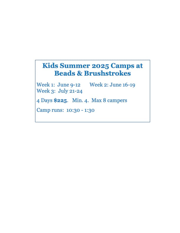 SUMMER CAMP  KIDS 8-14 M-Th
