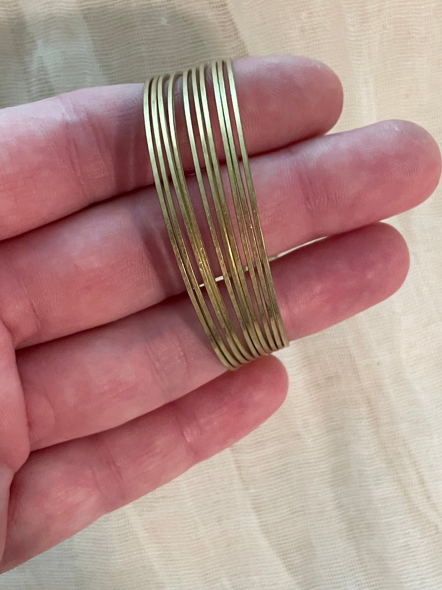 Solid Brass Soldered rings, 2 sizes