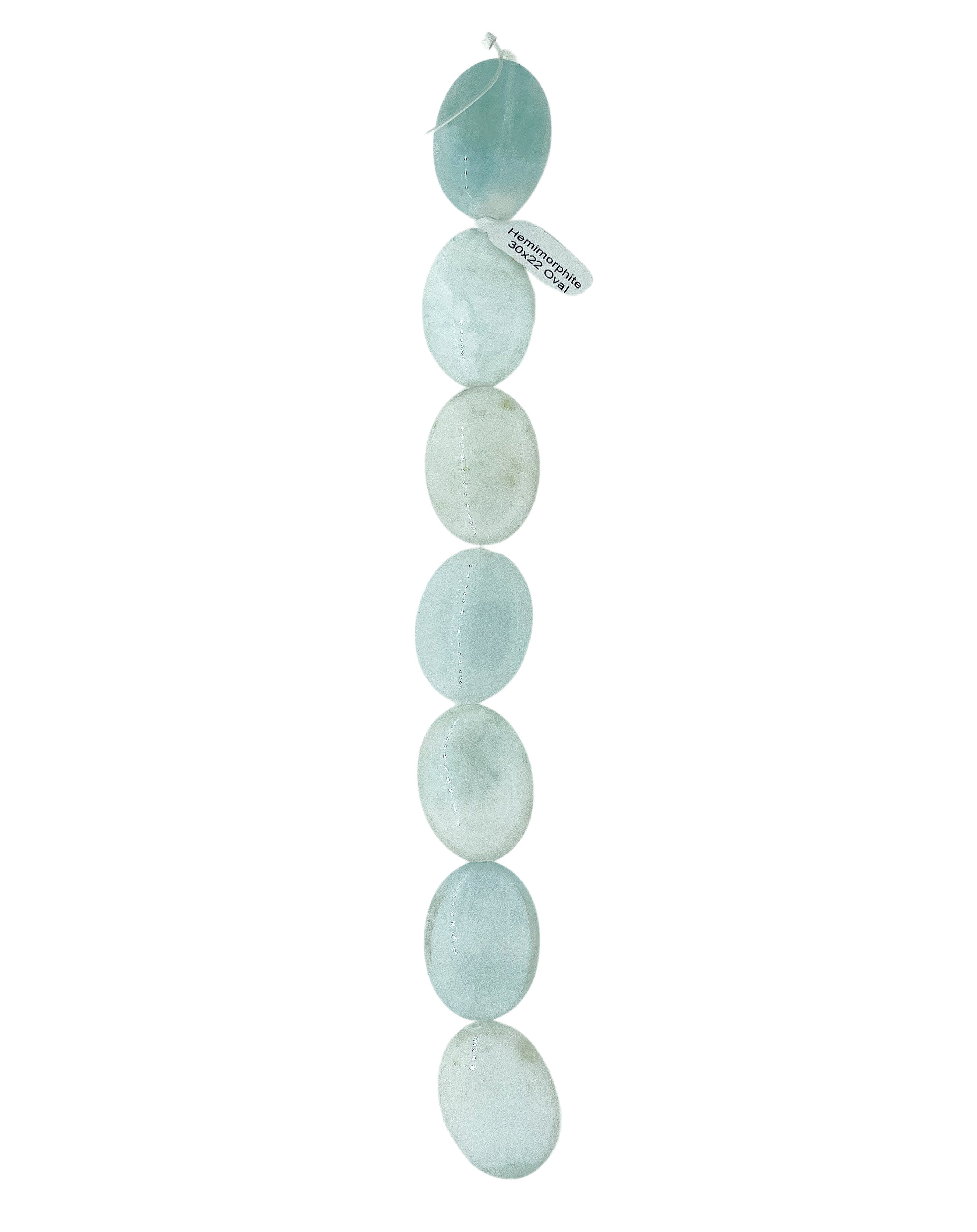 Hemimorphite Oval 30x22mm Beads