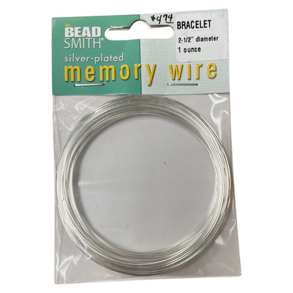 Silver-Plated Memory Wire (2.5&quot; and 1.75&quot; Sizes)
