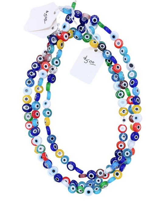 Evil Eye Glass Beads Multi-Colored