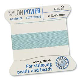 Griffin Nylon Power Cord Turquoise #2