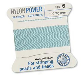 Griffin Nylon Power Cord Turquoise #6