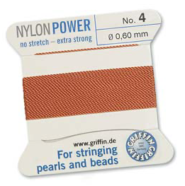 Griffin Nylon Power Cord Carnelian 