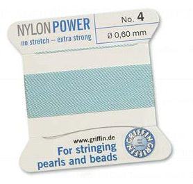 Griffin Nylon Power Cord Turquoise