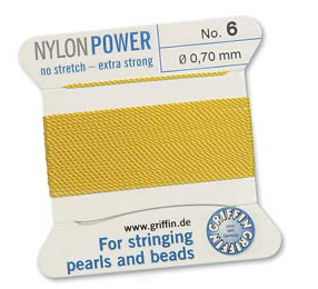 Griffin Nylon Power Cord Yellow