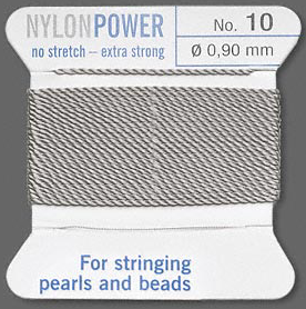 Griffin Nylon Power Cord Grey 