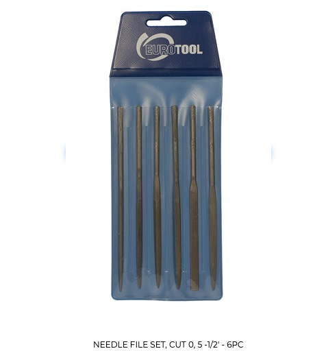 Eurotool 6 Pc Needle File Set