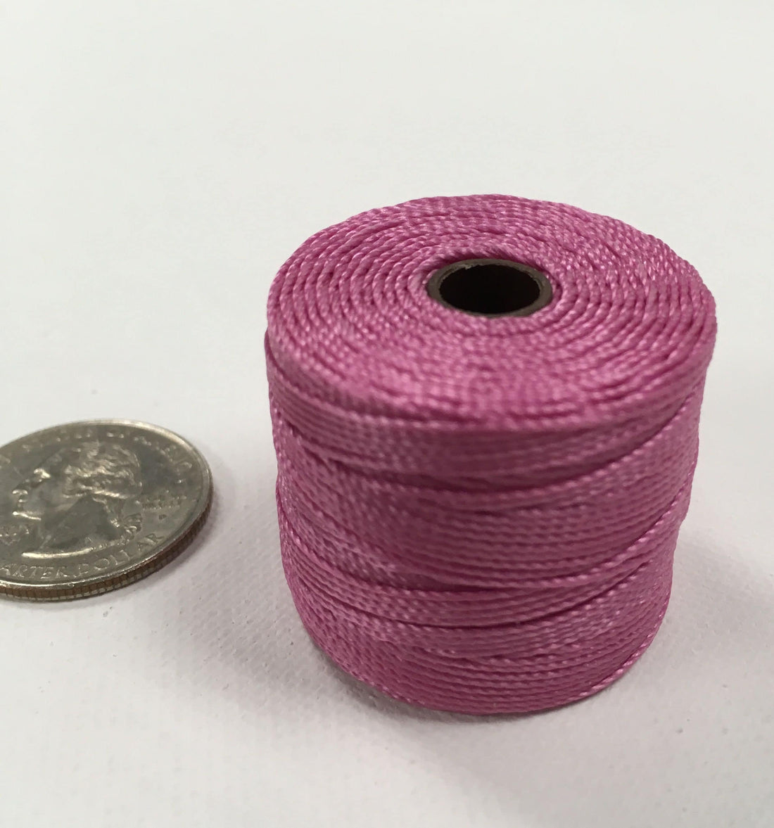 S-lon TEX210 Lt Orchid nylon bead cord 77 yard