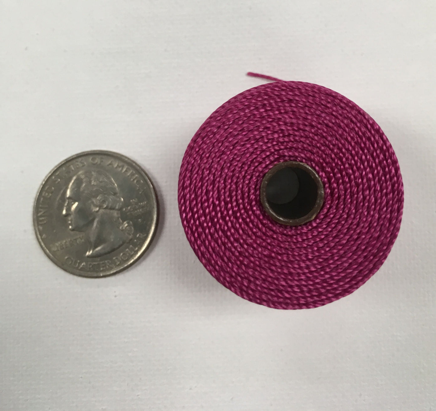 S-lon nylon cord Magenta Tex-210  kumihimo macrame