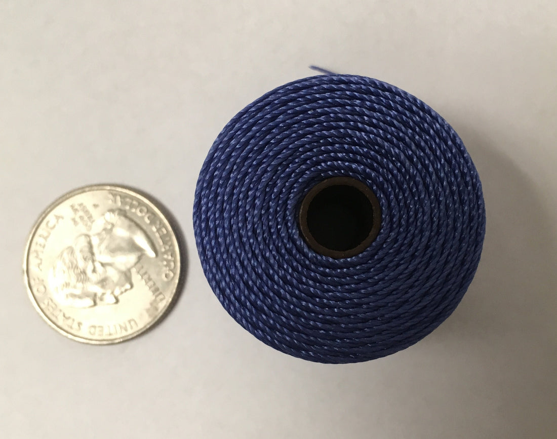 S-lon nylon cord Periwinkle; Tex 210; 3 ply; .5mm;