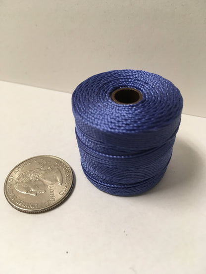 S-lon nylon cord Periwinkle; Tex 210; 3 ply; .5mm; 