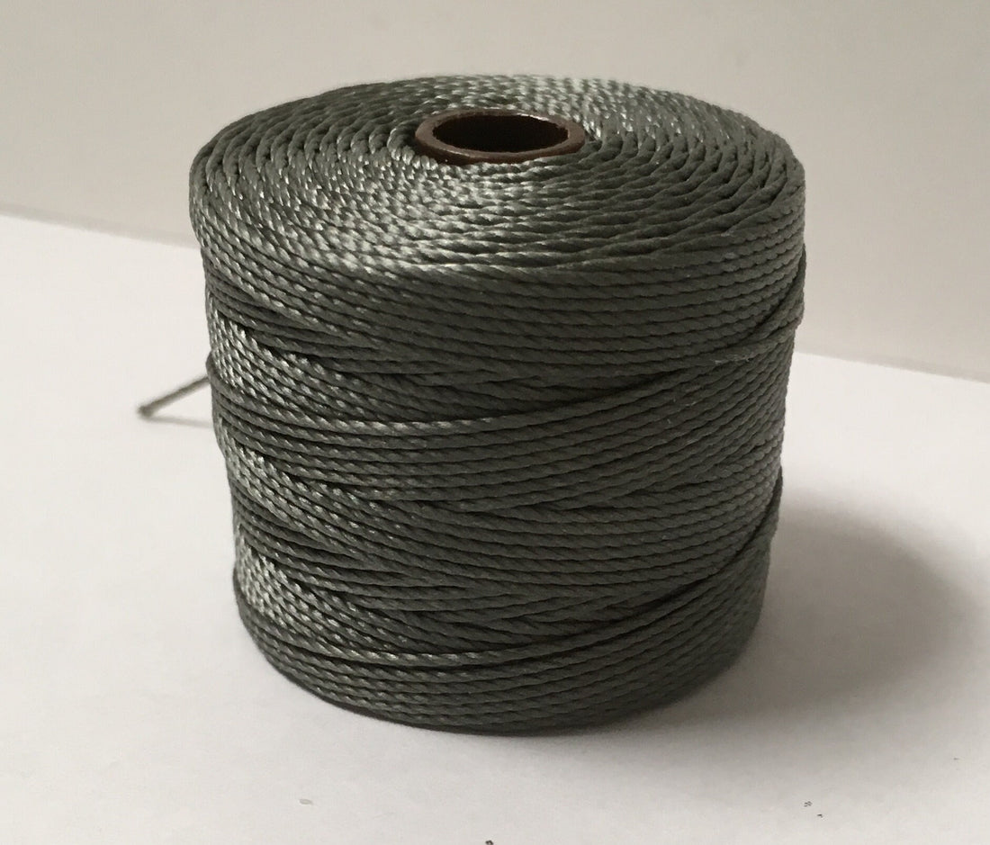 S-lon bead cord TEX210 nylon Gun Metal